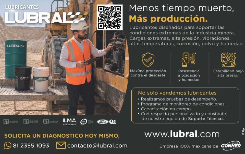 Lubricants designed to withstand the extreme conditions of the mining industry. Maximum protection against wear, resistance to oxidation and moisture. Stability under high pressure. Lubricants designed to withstand the extreme conditions of the mining industry. Maximum protection against wear, resistance to oxidation and moisture. Stability under high pressure.