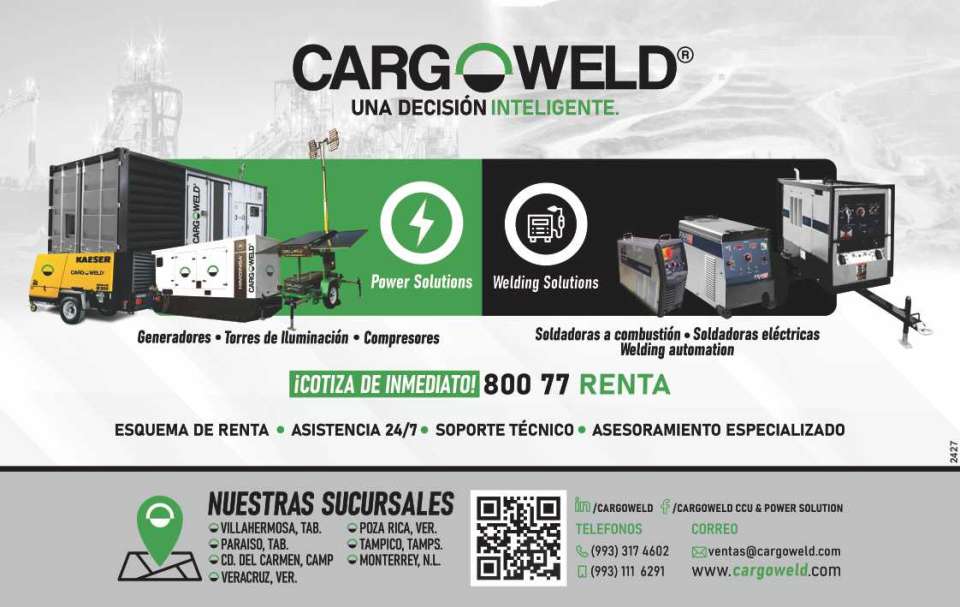 Cargoweld una desicion inteligente. Generadores, Torres de iluminacion, Compresores, Soldadoras a combustion, Soldadoras electricas.!Cotiza de inmediato¡ Esquema de renta, Soporte Tecnico, Asistencia Cargoweld una desicion inteligente. Generadores, Torres de iluminacion, Compresores, Soldadoras a combustion, Soldadoras electricas.!Cotiza de inmediato¡ Esquema de renta, Soporte Tecnico, Asistencia
