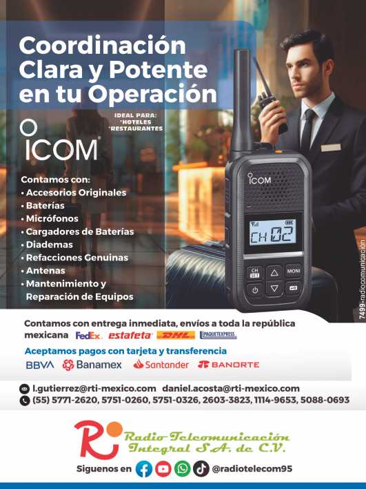 Comunicacion Confiable y Potente contamos con: Accesorios Originales, Baterias, Microfonos, Cargadores de Baterias, Diademas, Refacciones Genuinas, Antenas, Mantenimiento y Reparacion de Equipos.